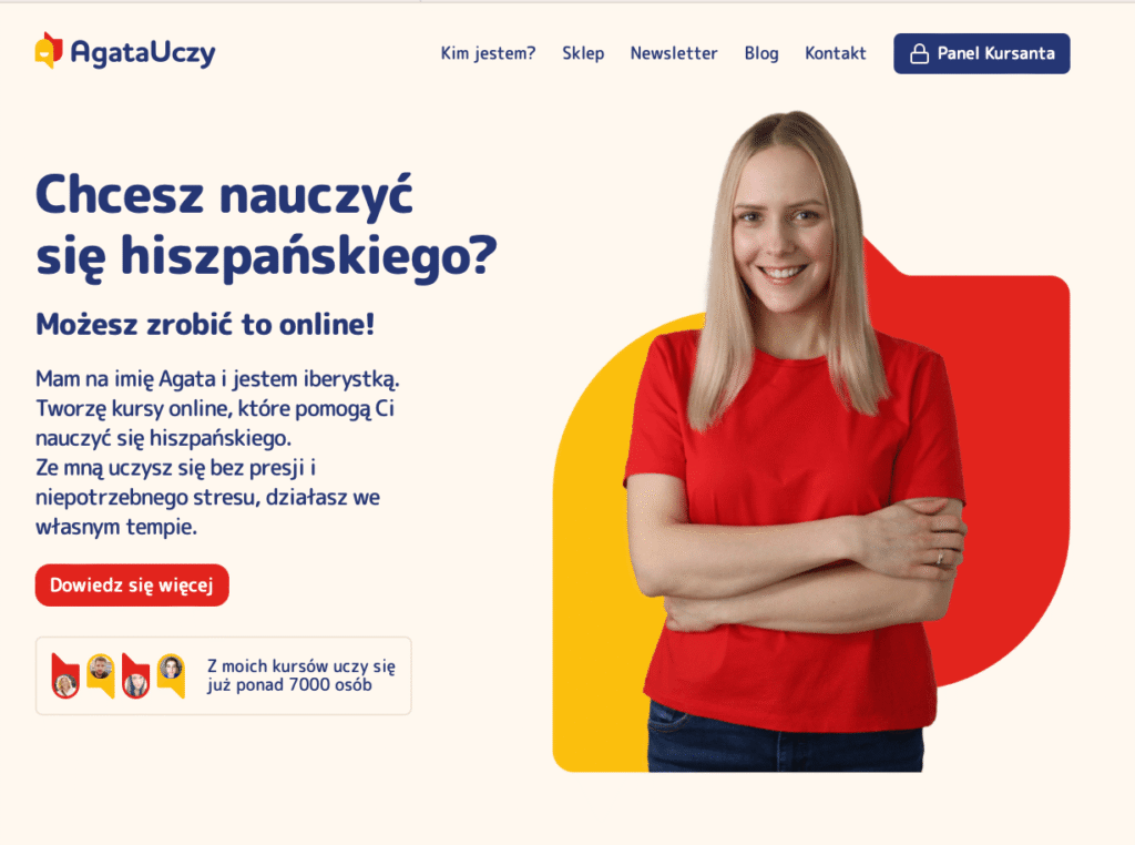 Otwarcie strony Agaty Spendowskiej